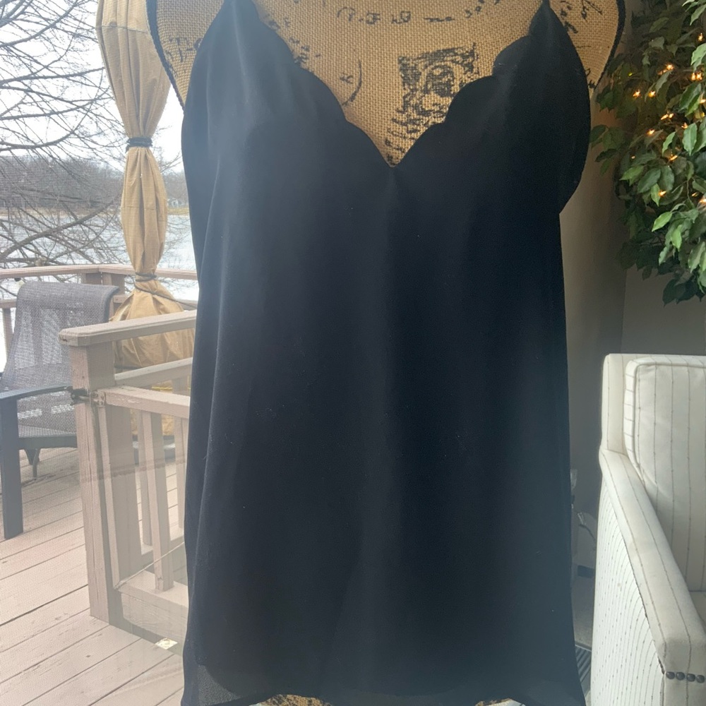 Brand New With Tags!  Allison Joy Scallop Cami Size Large
